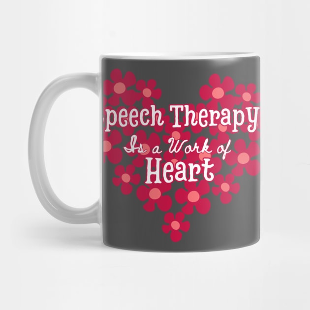 Speech Therapist, slp, speech language pathologist, heart, valentine, SLPA, Speech Path, speech therapy gift shirt by Daisy Blue Designs